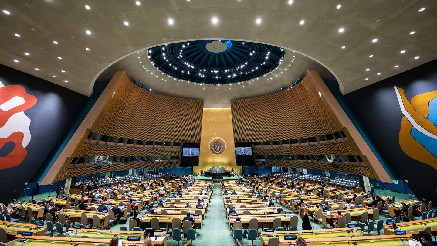 Generaldebatte der UN-Vollversammlung im Hauptquartier der Vereinten Nationen (UN) (Foto: picture-alliance / Reportdienste, Picture Alliance)