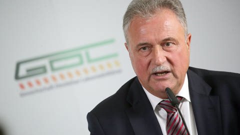 Claus Weselsky, Vorsitzender der Gewerkschaft Deutscher Lokomotivführer (GDL) 