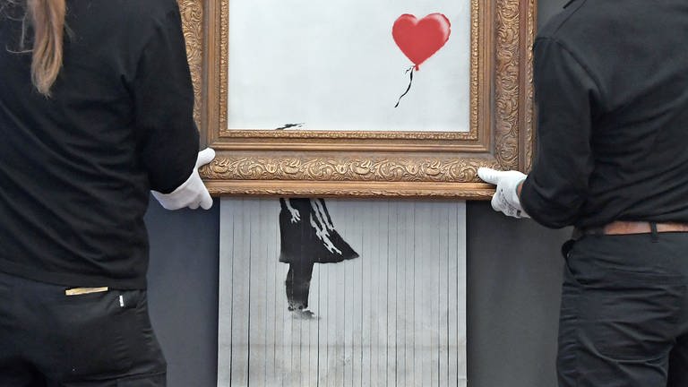 Banksy Girl with love balloon (Foto: SWR)