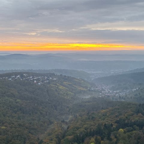 Sonnenaufgang über Stuttgart  (Foto: SWR)
