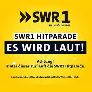 Hinweisschild SWR1 Hitparade (Foto: SWR, SWR1)