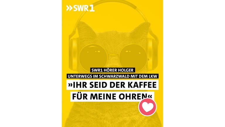SWR1 Hörer Holger unterwegs im Schwarzwald mit dem LKW - "Ihr seid der Kaffee für meine Ohren" (Foto: SWR)