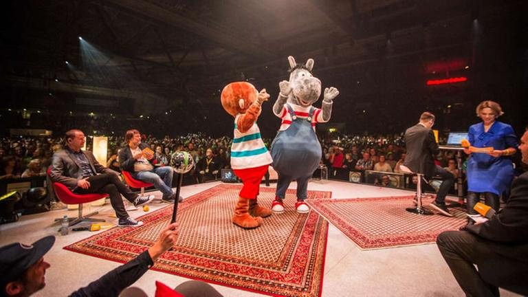 Das Finale der SWR1 Hitparade 2017: Äffle & Pferdle auf der Bühne (Foto: SWR, SWR1 - Foto: Ronny Zimmermann)