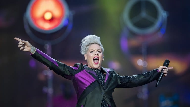 Insgesamt sind sieben Titel der Sängerin Pink in der Hitparade vertreten  (Foto: picture-alliance / Reportdienste, Picture Alliance)