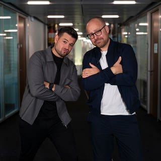 Matthias Sziedat und Max Oehl: eines von vier Moderations-Duos der SWR1 Hitparade 2023