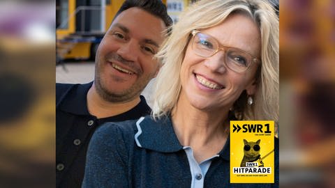 Stefa Orner und Stefanie Anhalt in der SWR1 Hitparaden Fotobox