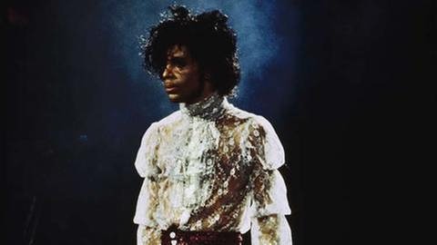 Prince auf der Purple Rain-Tour 1985