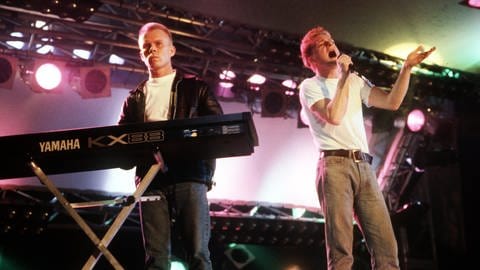 Das britische Synthpop-Duo "Erasure" (Foto: dpa Bildfunk, KAP)