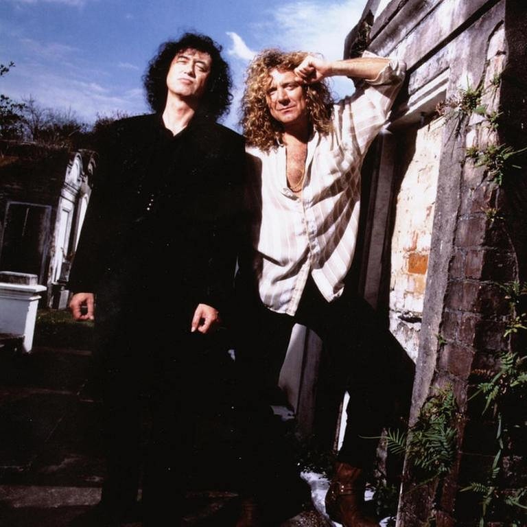 Jimmy Page und Robert Plant