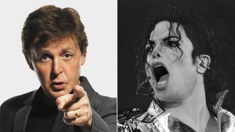 Michael Jackson und Paul McCartney (Foto: SWR, Collage dpa/picture-alliance, EMI Music Ltd. -)