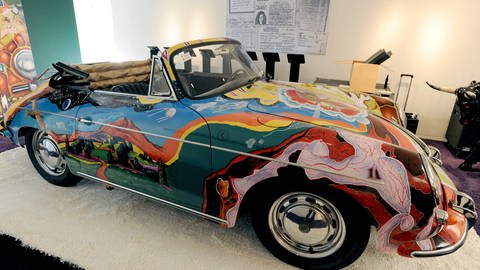 Janis Joplin 1964 Porsche 356 C 1600 SC Cabriolet (Foto: picture-alliance / Reportdienste, picture alliance / abaca)