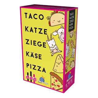 Schachtel des Kartenspiels "Taco Katze Ziege Käse Pizza" (Foto: Pressestelle, Blue Orange/Asmodee)