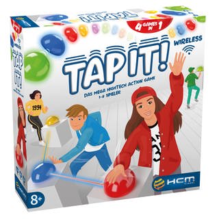 Schachtel des Gesellschaftsspiels "Tap it! (Foto: Pressestelle, HCM Kinzel)