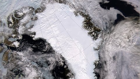 Satellitenbild von Grönland. (Foto: IMAGO, WHA UnitedArchives015068)