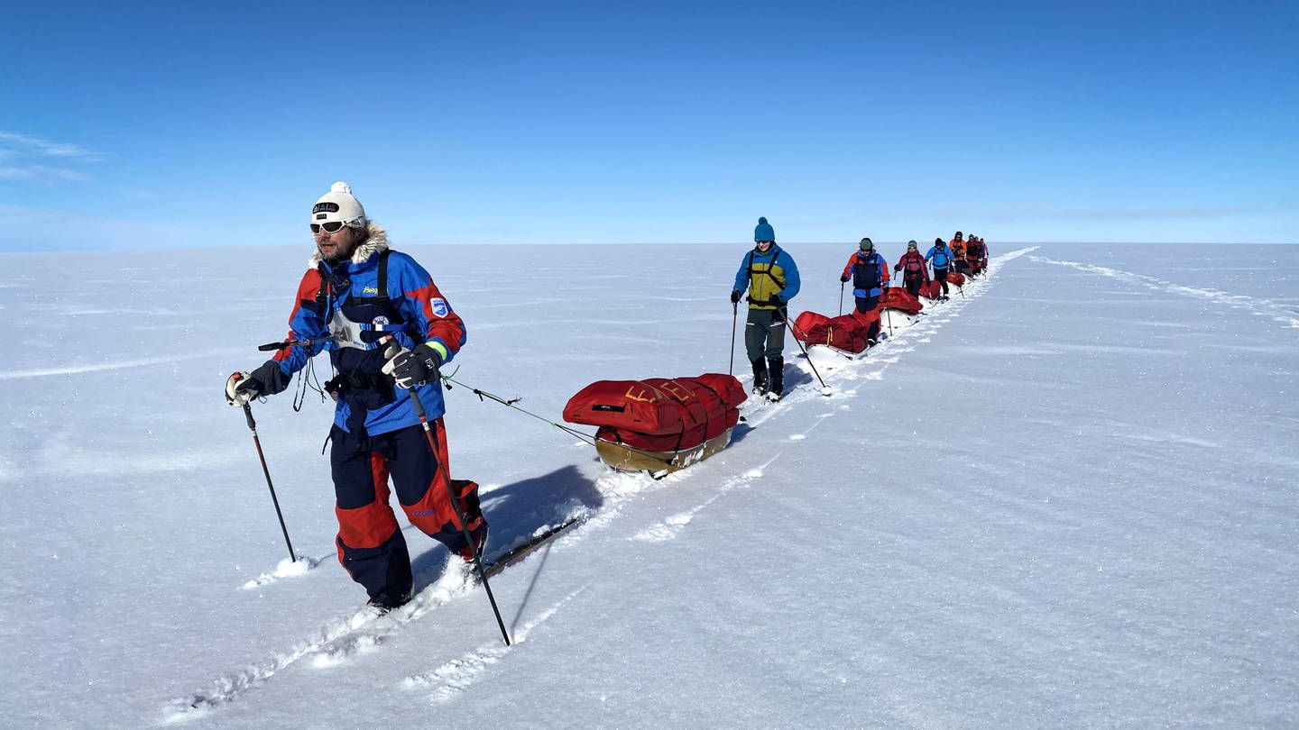 Expedition durch das Eis Grönlands