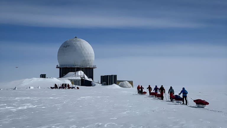 Expedition durch das Eis Grönlands (Foto: Hans Honold)