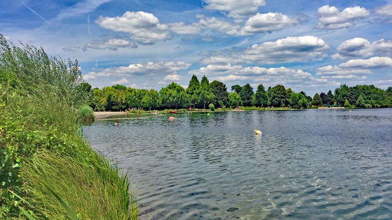 Der Blausee im Rhein-Neckar-Kreis lohnt sich für einen Ausflug in Baden-Württemberg. (Foto: SWR, Dagmar Kwiatkowski)