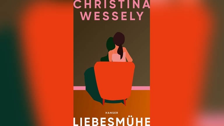 Das Buchcover zeigt eine dunkelhaarige Frau in einem roten Sessel, die mit dem Rücken zum Betrachter sitzt. (Foto: Hanser Verlag)