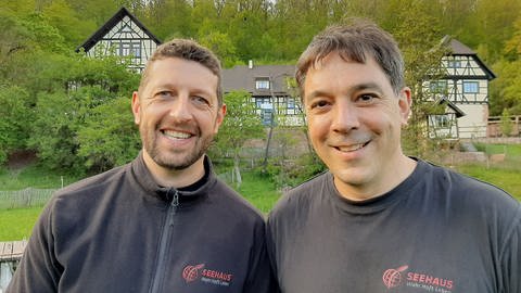 Felix Bader (l.) und Tobias Merckle (r.), Leiter und geschäftsführender Vorstand Seehaus e.V. (Foto: privat)