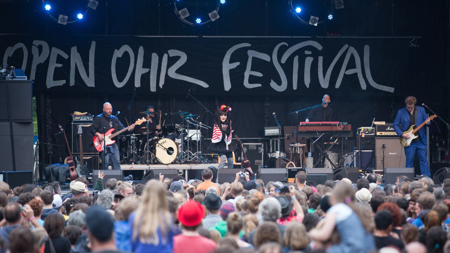Mainz: Open Ohr Festival 2015 auf der Zitadelle,  Auftritt von Nina Hagen mit Band