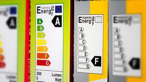 Effizienz-Label (Foto: picture-alliance / Reportdienste, Bildagentur-online/Falkenstein)