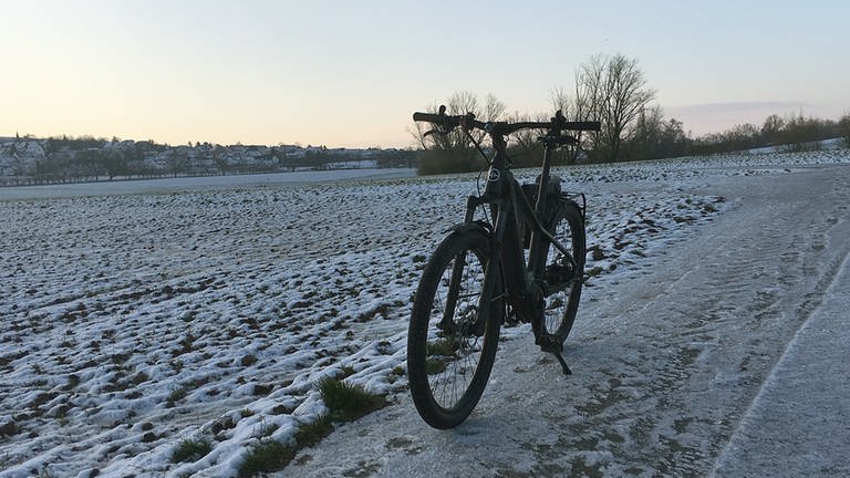 Fahrradfahren im Winter (Foto: SWR, T. Güntner)