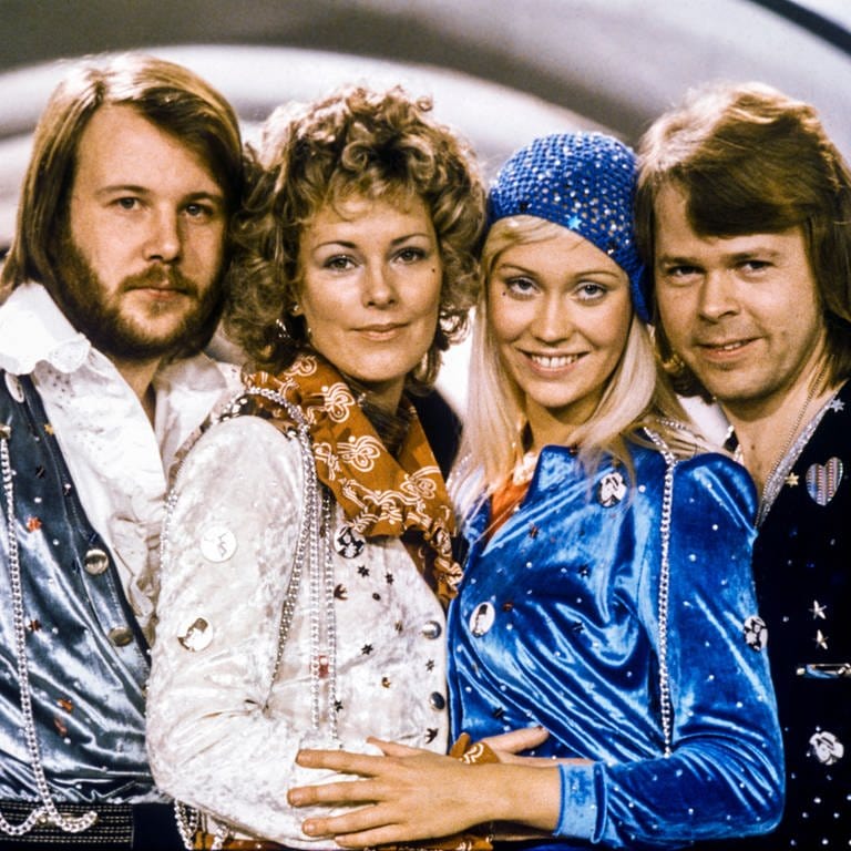 Die schwedische Band ABBA 1974 | Vor 50 Jahren: "Waterloo" von ABBA gewinnt den Grand Prix