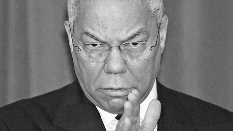 Der US-amerikanische Politiker Colin Powell starb am 18. Oktober 2021 an den Folgen einer Covid-19-Infektion. (Foto: dpa Bildfunk, Picture Alliance)