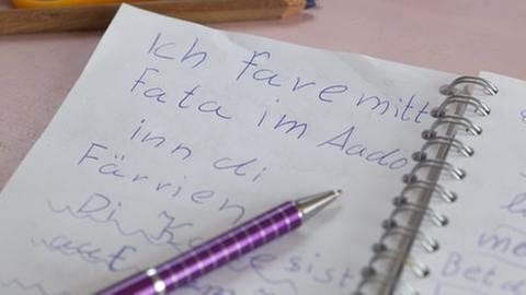 Bei der Lernmethode "Lesen durch Schreiben" des Reformpädagogen Jürgen Reichen schreiben Kinder so wie sie hören. (Foto: picture-alliance / dpa, picture-alliance / dpa -)