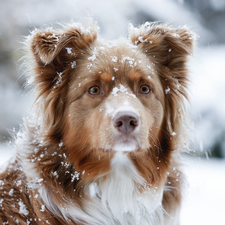 Hund im Schnee (Foto: dpa Bildfunk, Picture Alliance)