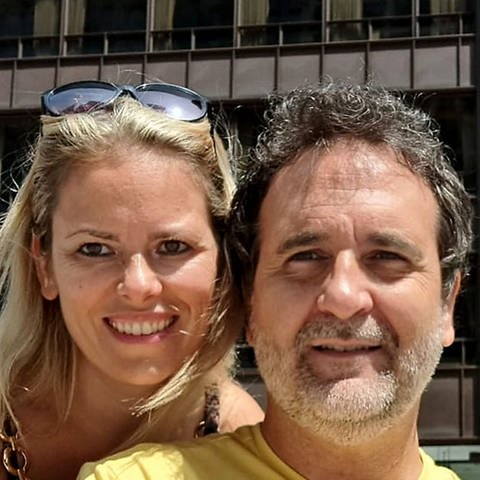Marcus Gilb und seine Frau in Atlanta (USA).