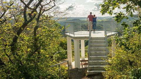 SWR1 Tipp: Der Aussichtspunkt Goethepunkt über Bad Ems in Rheinland-Pfalz.