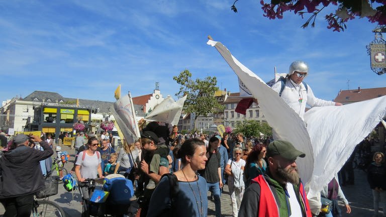Klimaprotest in Landau (Foto: SWR)
