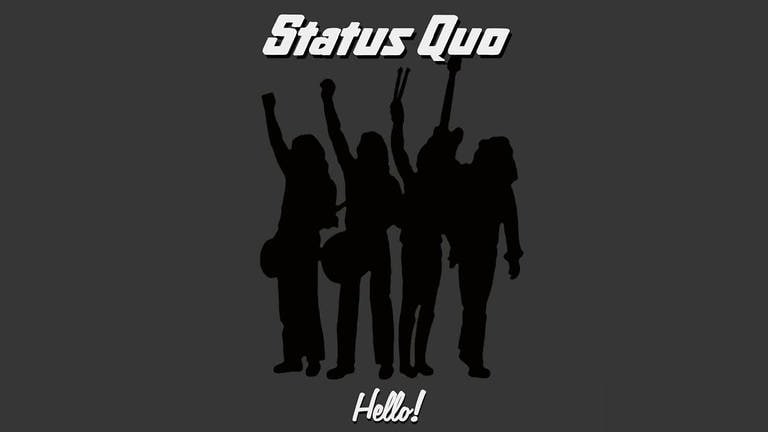 Plattencover zum Album "Hello!" von Status Quo. (Foto: Vertigo (UK), A&M (USA))