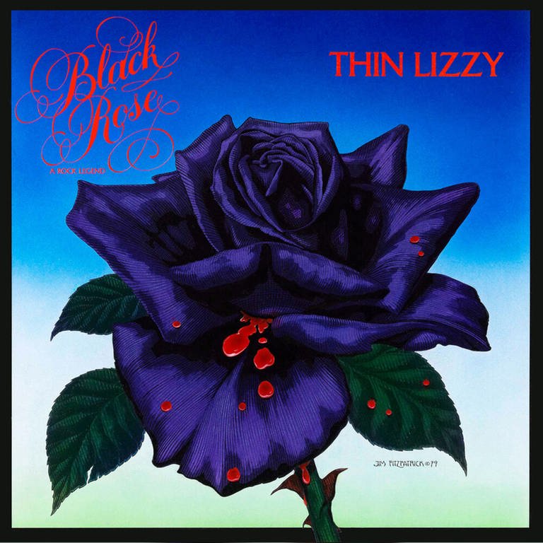 Das Plattencover des Thin Lizzy Albums "Black Rose: A Rock Legend" (Foto: Jim Fitzpatrick, Vertigo, Mercury, Warner Bros.)