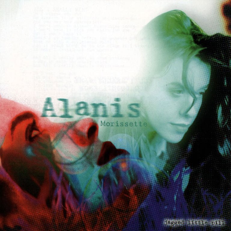 Album-Cover: Alanis Morissette - "Jagged Little Pill"