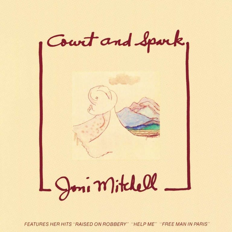 Plattencover von Joni Mitchells Album "Court and Spark" (Foto: Asylum Records)