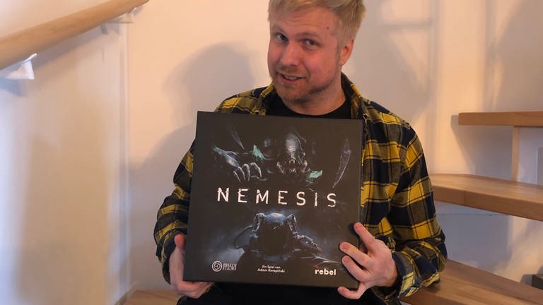 SWR1-Redakteur und Moderator Daniel Isengard ist großer Science-Fiction-Fan, deshalb ist sein Lieblingsspiel "Nemesis". (Foto: SWR)