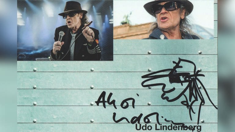 Autogramm Udo Lindenberg (Foto: Christian Bach)