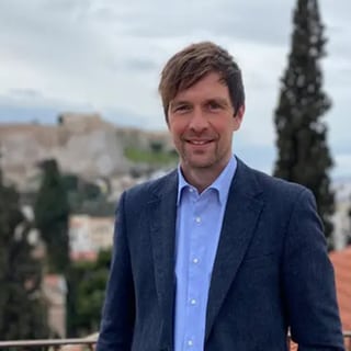 ARD-Korrespondent Moritz Pompl in Athen