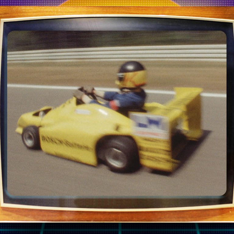 Emobile auf dem Hockenheimring 1983