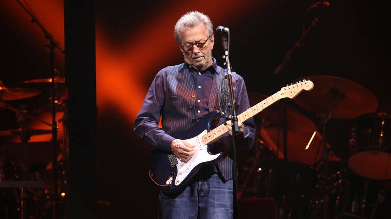 Eric Clapton bei einem Auftritt 2021