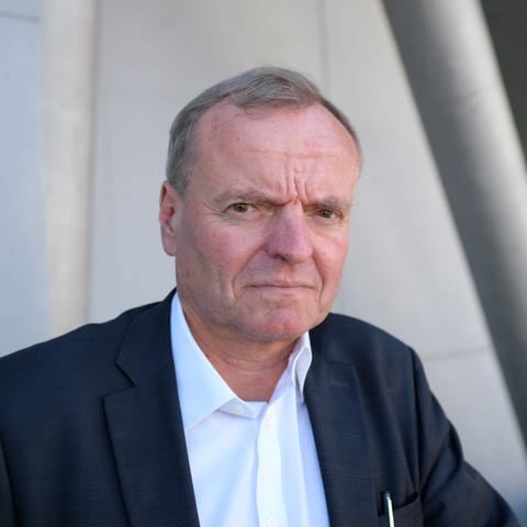 Manfred Spitzer im Oktober 2018 auf der Frankfurter Buchmesse. (Foto: picture-alliance / Reportdienste, dpa Bildfunk, picture alliance / Uwe Zucchi | Uwe Zucchi)