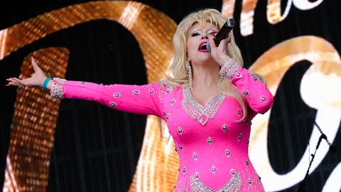 Dolly Parton bei einem Livekonzert im July 2023