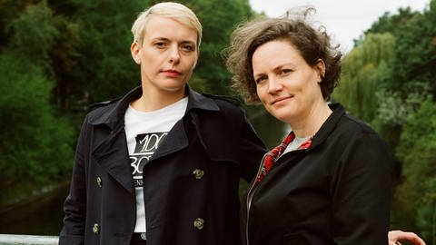 Die beiden Autorinnen Susann Brückner und Caroline Kraft (Foto: Christian Werner)