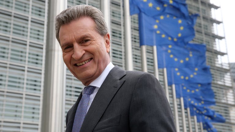Der Präsident der EBS Universität für Wirtschaft und Recht, Günther Oettinger, ist zu Gast in SWR1 Leute (Foto: Francois Walschaerts)
