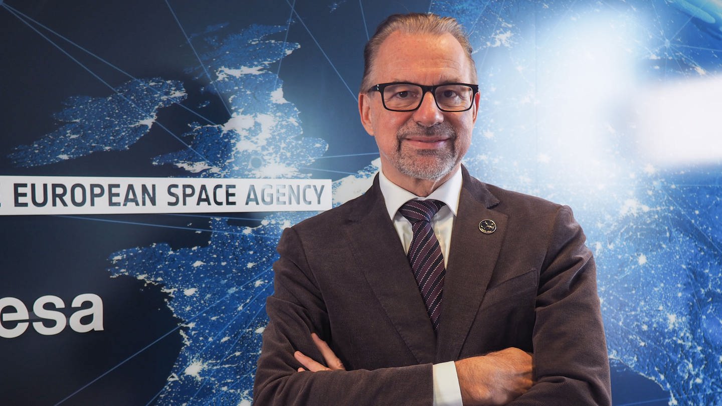 Josef Aschbacher, Generaldirektor der Europäischen Weltraumorganisation Esa, spricht in SWR1 Leute über... (Foto: picture-alliance / Reportdienste, Rachel Boßmeyer)