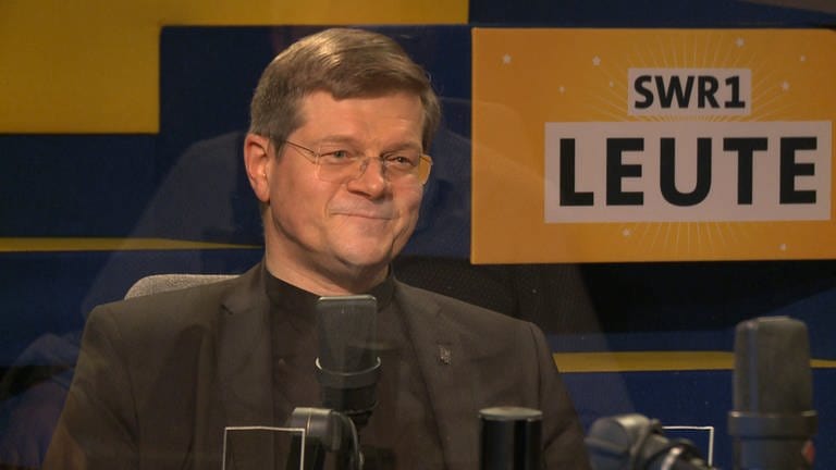 Stephan Burger, Erzbischof von Freiburg, zu Gast in der Sendung "SWR1 Leute" (Foto: SWR)