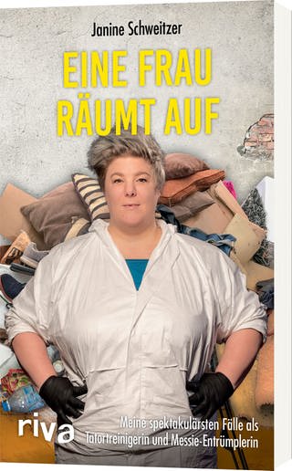 Buchcover: Eine Frau räumt auf von Janine Schweitzer (Foto: River Verlag)