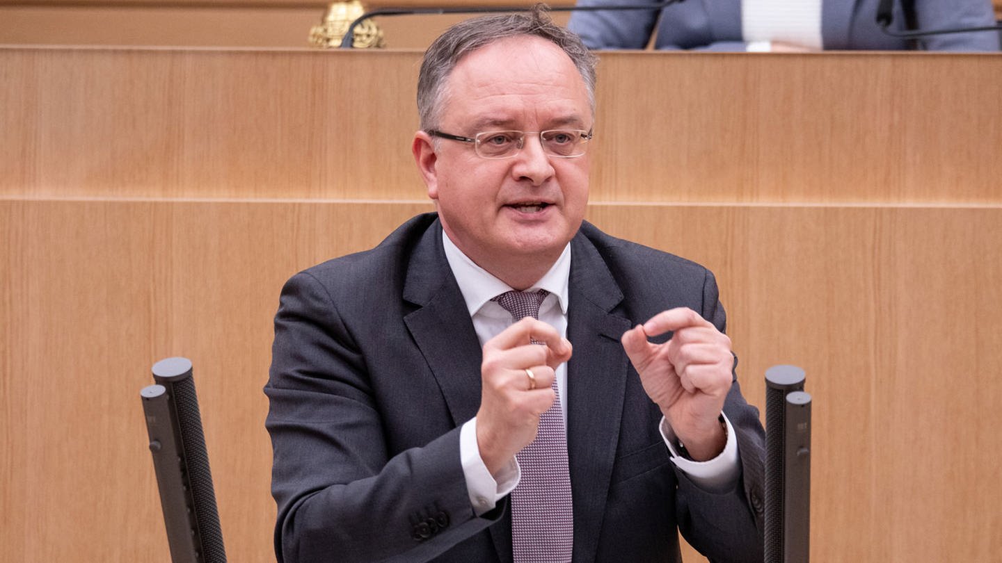 Andreas Stoch (SPD), Fraktionsvorsitzender der SPD im Landtag von Baden-Württemberg, in SWR1 Leute (Foto: dpa Bildfunk, picture alliance/dpa | Christoph Schmidt)